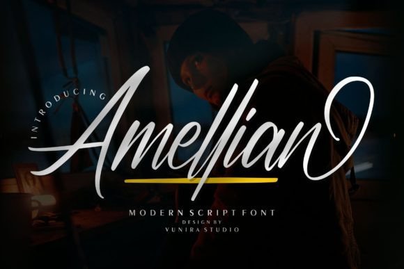 Amellian Font - Featured Image