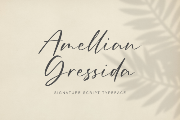 Amellian Gressida Font - Featured Image