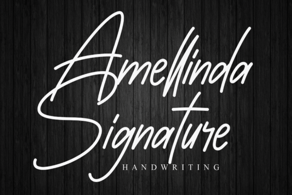 Amellinda Signaturere Font - Featured Image