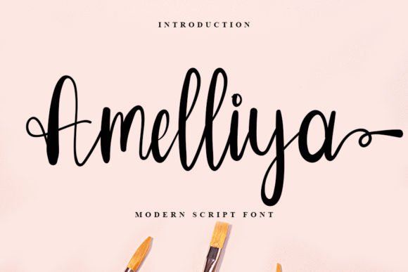 Amelliya Font - Featured Image