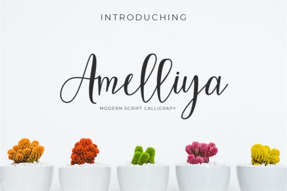 Amelliya Font - Featured Image