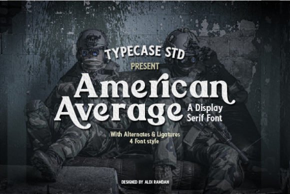 American Average Font - Featured Image