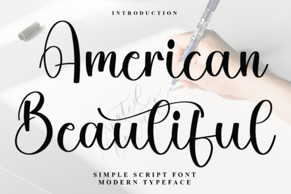 American Beautiful Font - Featured Image