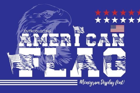 American Flag Font - Featured Image