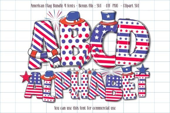 American Flag Font - Featured Image