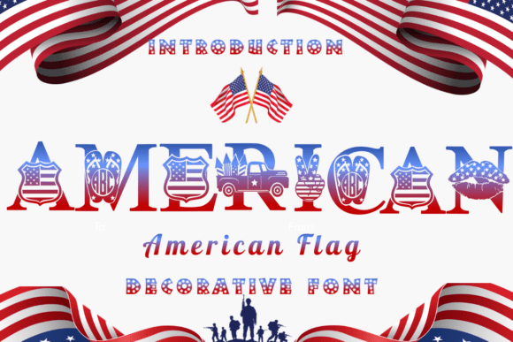 American Flag Font - Featured Image