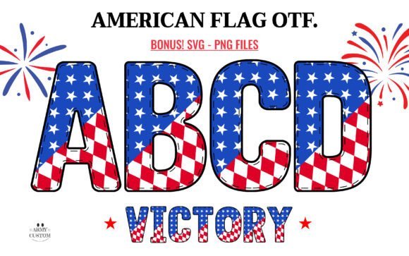 American Flag Font - Featured Image