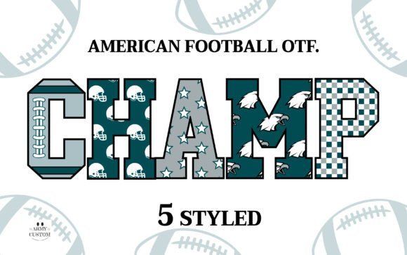 American Football 6 Helmet Font - Featured Image