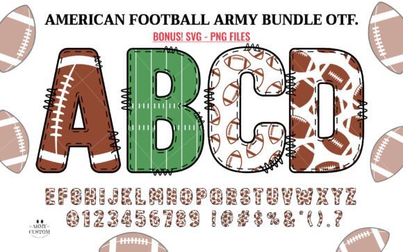 American Football Bundle Font - Featured Image
