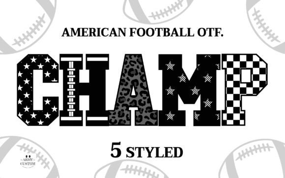 American Football Font - Featured Image