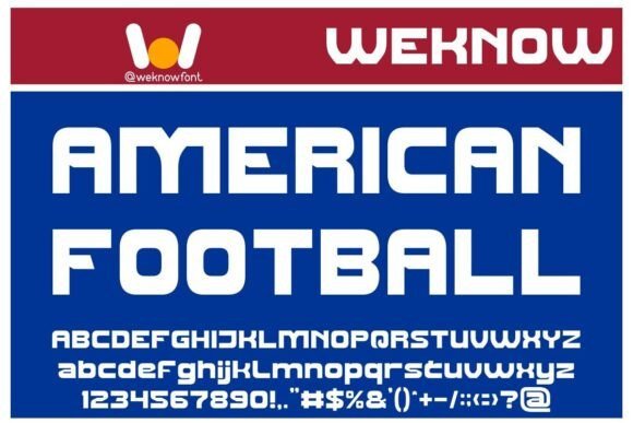 American Football Font - Featured Image