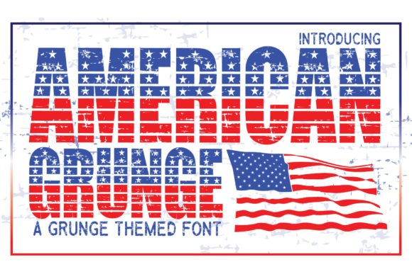American Grunge Font - Featured Image