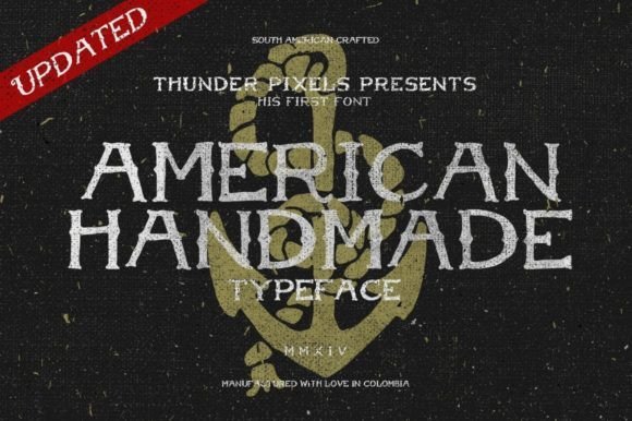 American Handmade Font - Featured Image