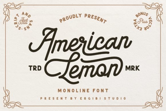 American Lemon Font - Featured Image