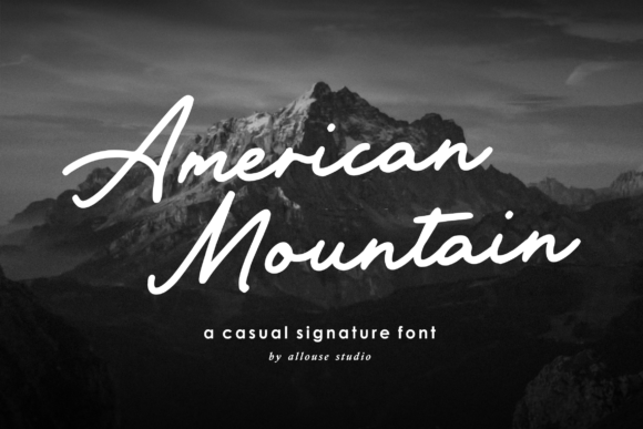 American Mountain Font - Featured Image