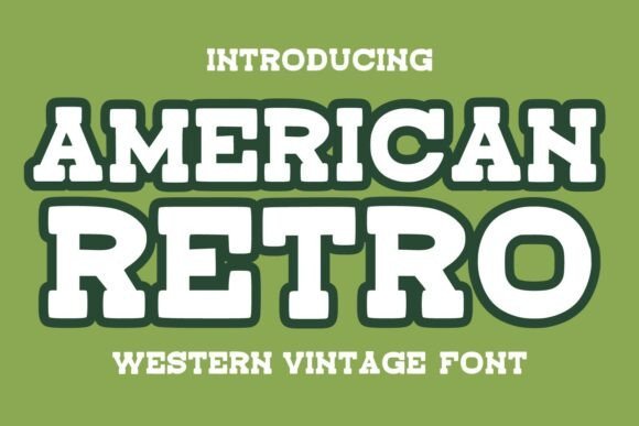 American Retro Font - Featured Image