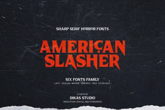 American Slasher Font - Featured Image
