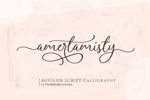 Amerta Misty Script Font - Featured Image