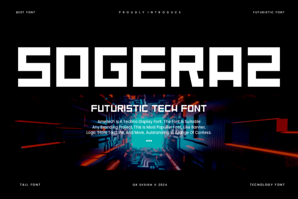 Ametech Font - Featured Image