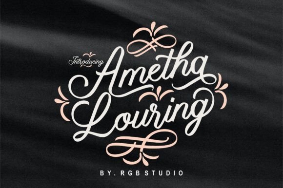 Ametha Louring Font - Featured Image