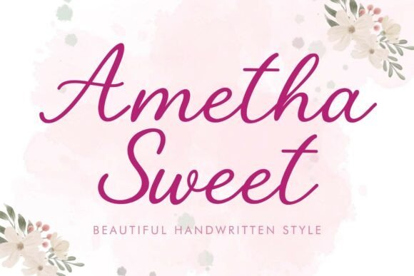 Ametha Sweet Font - Featured Image