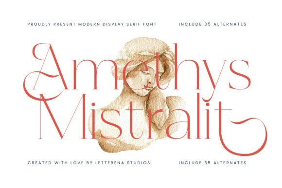 Amethys Mistralit Font - Featured Image