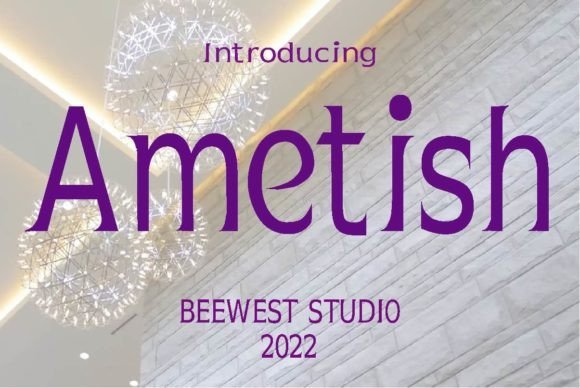 Ametish Font - Featured Image