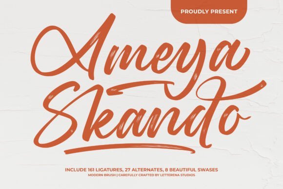 Ameya Skando Font - Featured Image