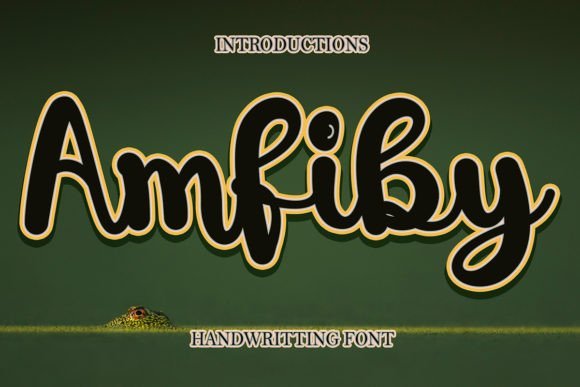 Amfiby Font - Featured Image