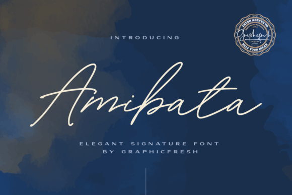 Amibata Font - Featured Image