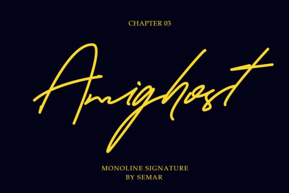 Amighost Font - Featured Image