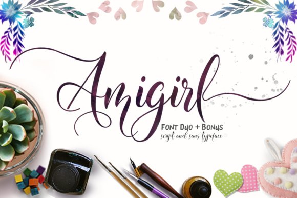 Amigirl Font - Featured Image