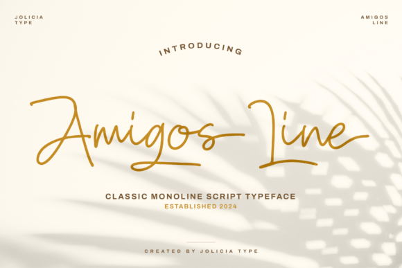 Amigos Line Font - Featured Image