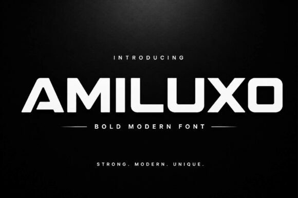 Amiluxo Font - Featured Image