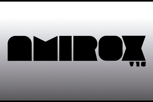 Amirox Font - Featured Image