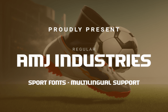 Amj Industries Font - Featured Image