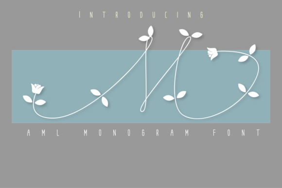 Aml Monogram Font - Featured Image