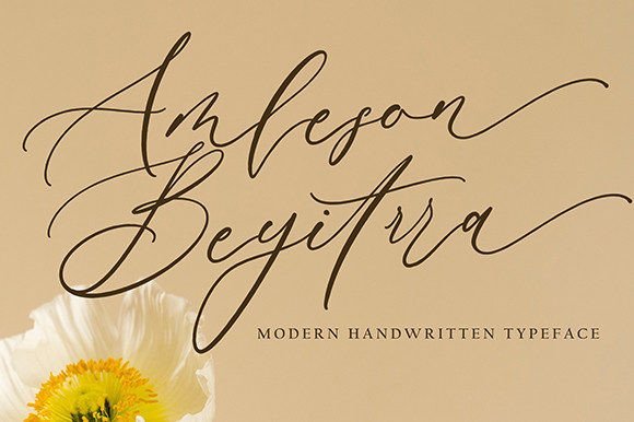 Amleson Beyitrra Font - Featured Image