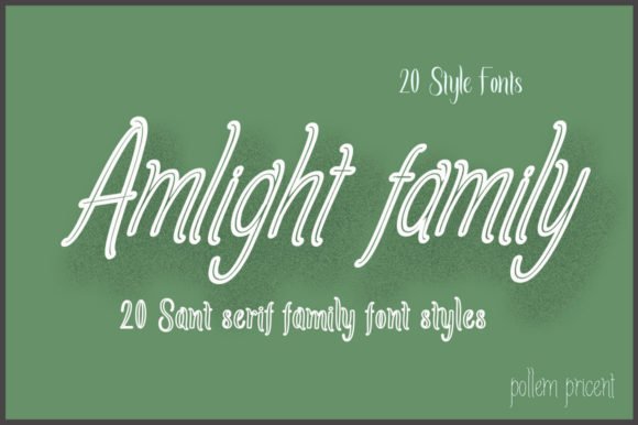 Amlight Family Font - Featured Image