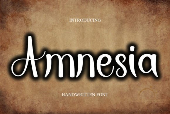 Amnesia Font - Featured Image