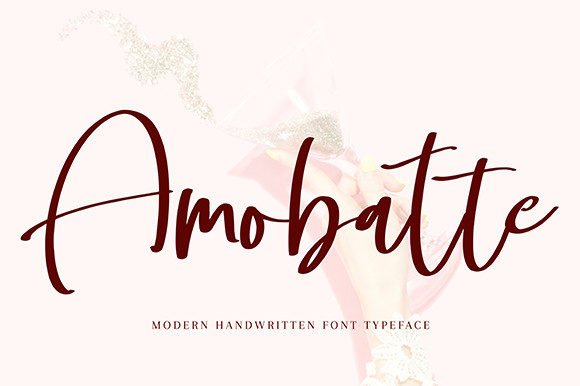 Amobatte Font - Featured Image
