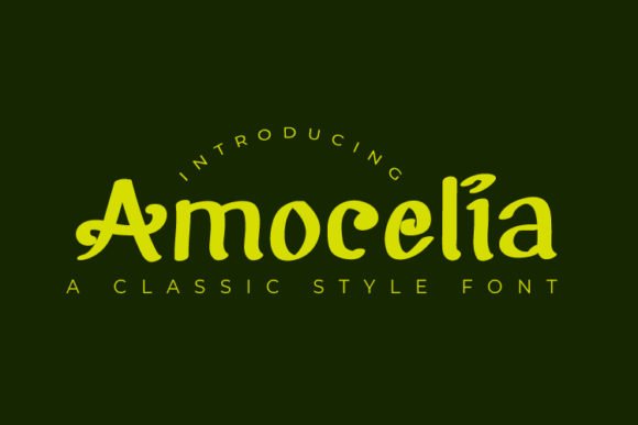 Amocelia Font - Featured Image