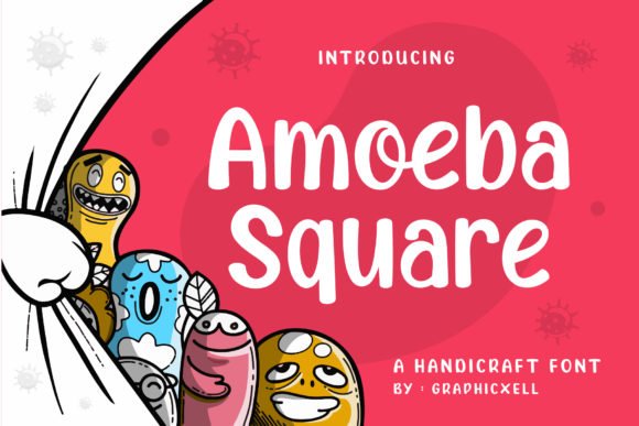 Amoeba Square Font - Featured Image