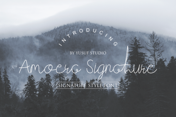 Amoera Signature Font - Featured Image