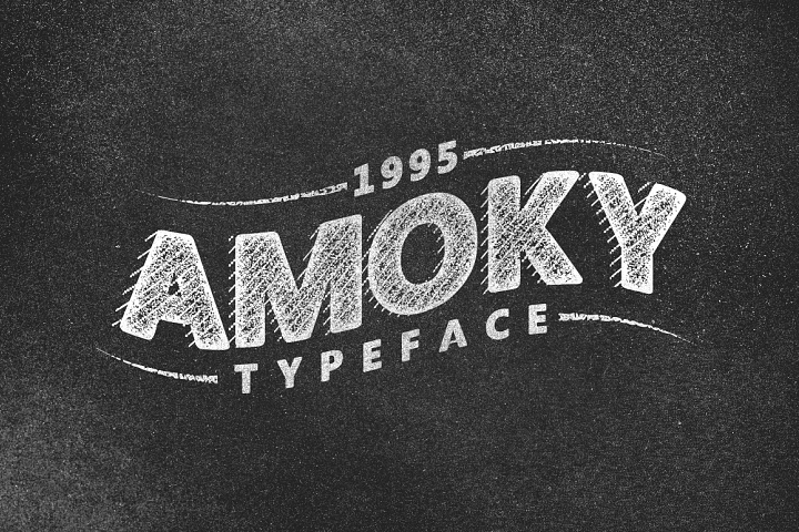 Amoky Font - Featured Image