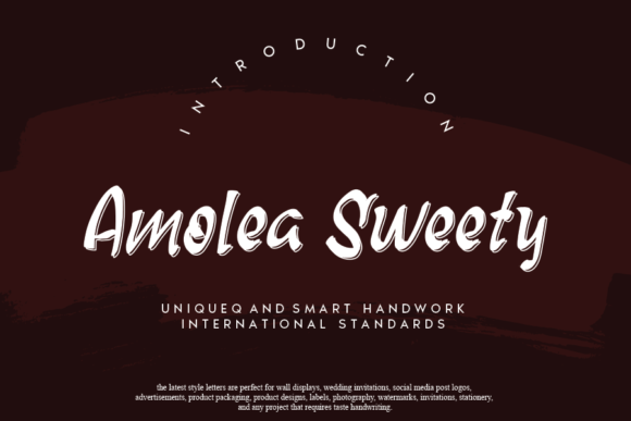 Amolea Sweety Font - Featured Image