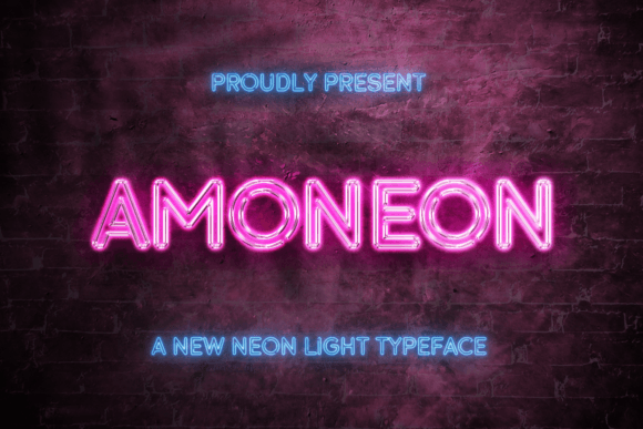 Amoneon Font - Featured Image