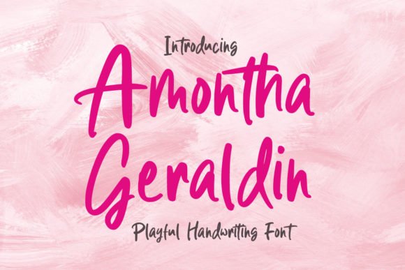 Amontha Geraldin Font - Featured Image