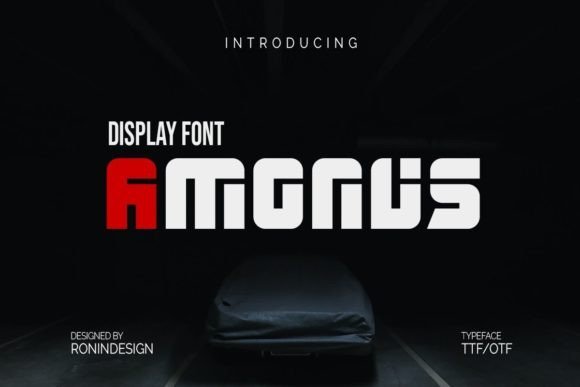 Amonus Font - Featured Image