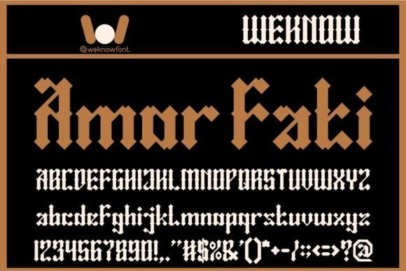 Amor Fati Font - Featured Image